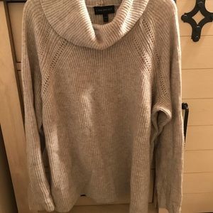 Light grey cowl neck sweater